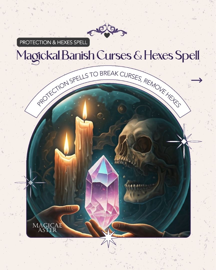 Magickal Banish Curses & Hexes Spell