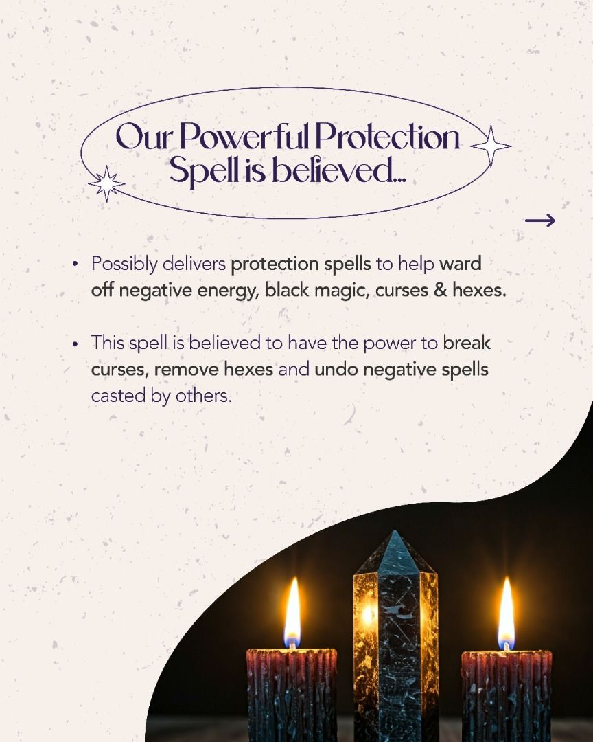 Magickal Banish Curses & Hexes Spell