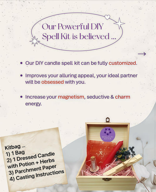 Magickal (Do-It-Yourself) Charm & Lust Spell Kit