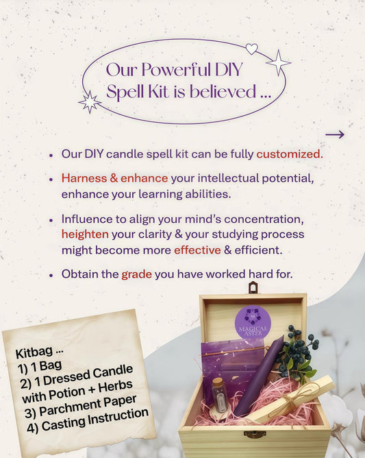 Magickal (Do-It-Yourself) Exam Spell Kit