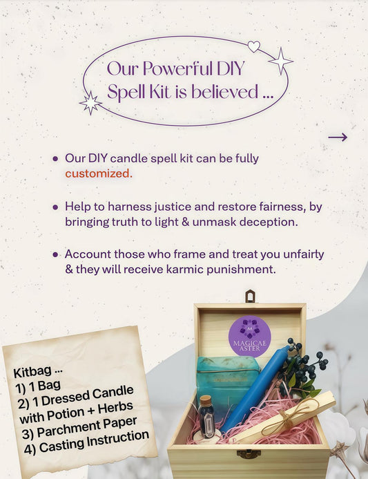 Magickal (Do-It-Yourself) Justice Spell Kit