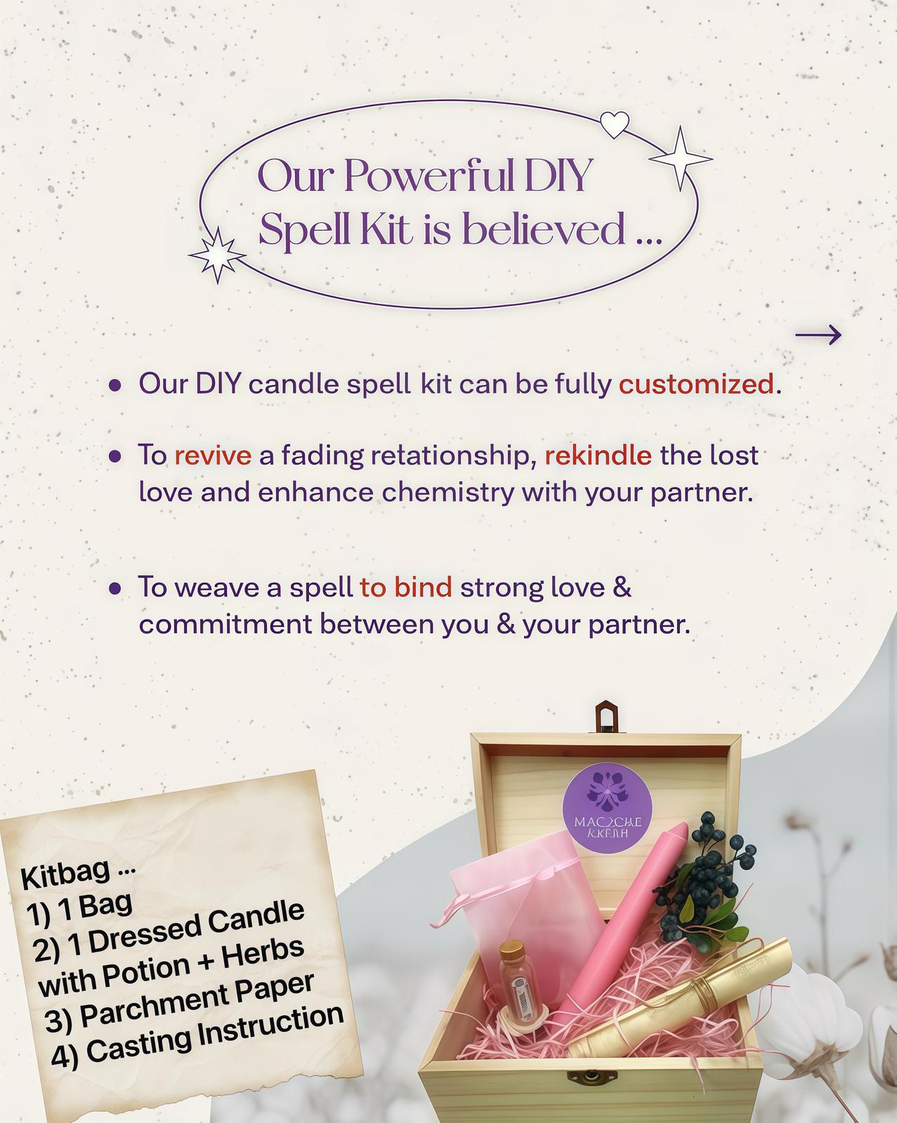 Magickal (Do-It-Yourself) Love Spell Kit