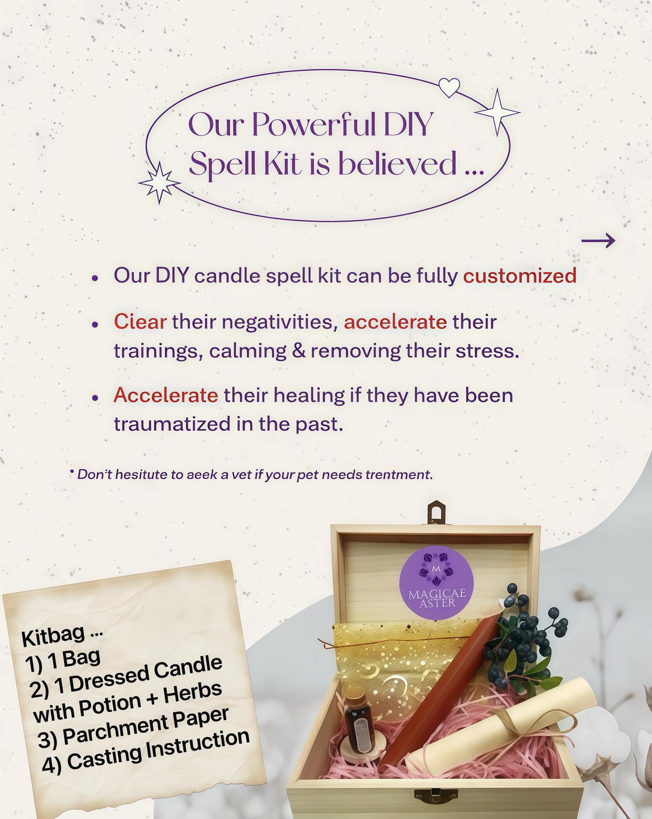 Magickal (Do-It-Yourself) Pet Spell Kit