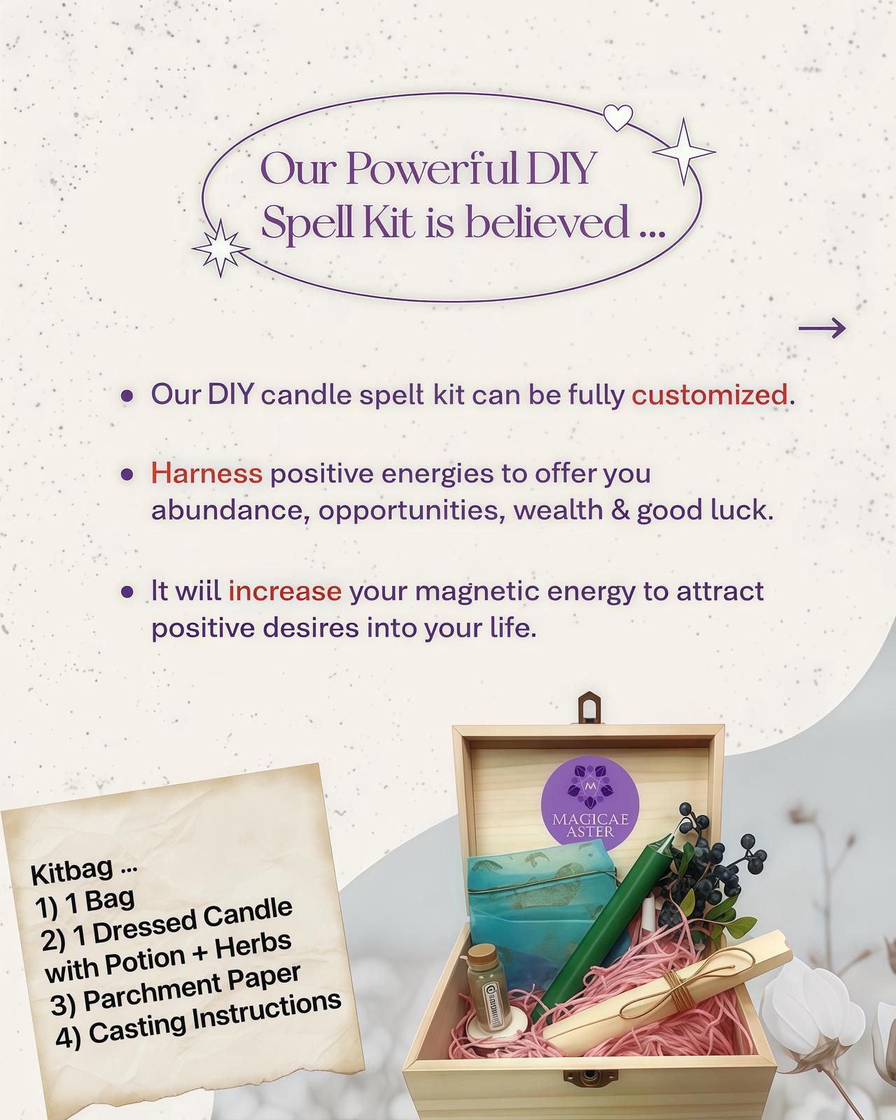 Magickal (Do-It-Yourself) Wealth Spell Kit