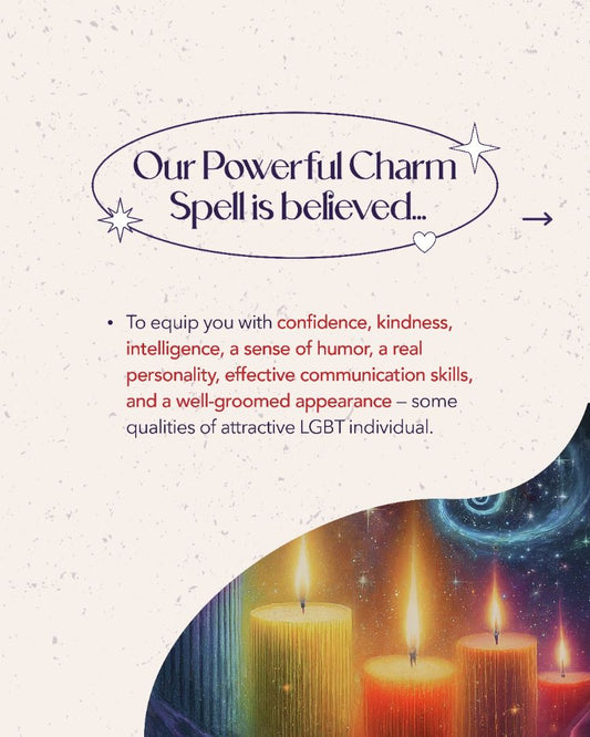 Magickal LGBT Same Gender Attractiveness Charm Spell