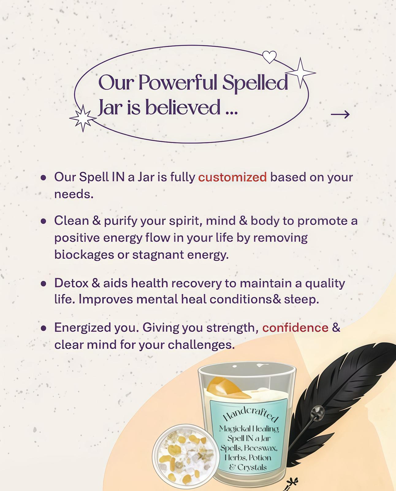 Magickal Healing Spell IN a Jar