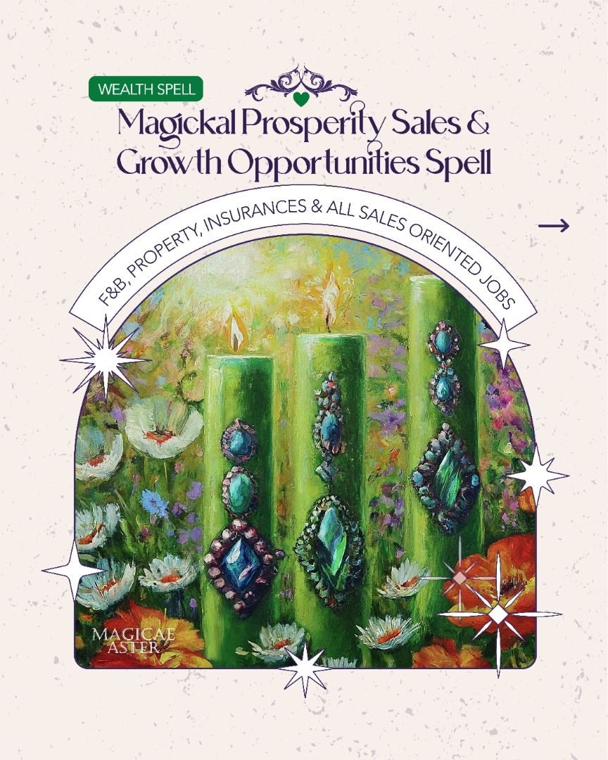 Magickal Sales Growth Opportunities Spell