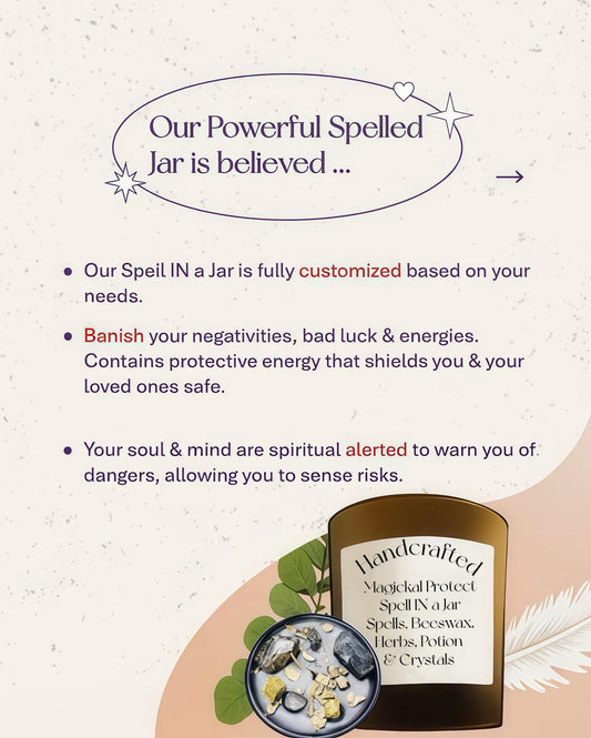 Magickal Protect Spell IN a Jar