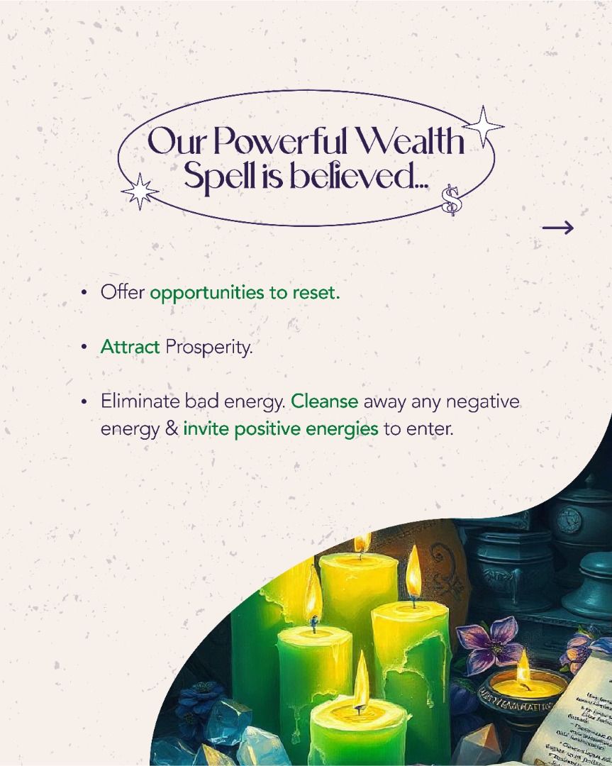 Magickal Turnaround Wealth & Luck Spell