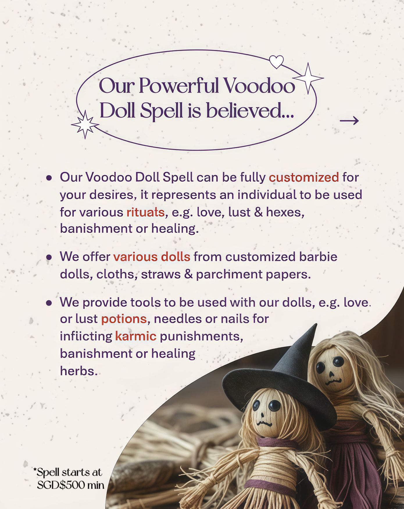 Magickal Voodoo Doll Spell