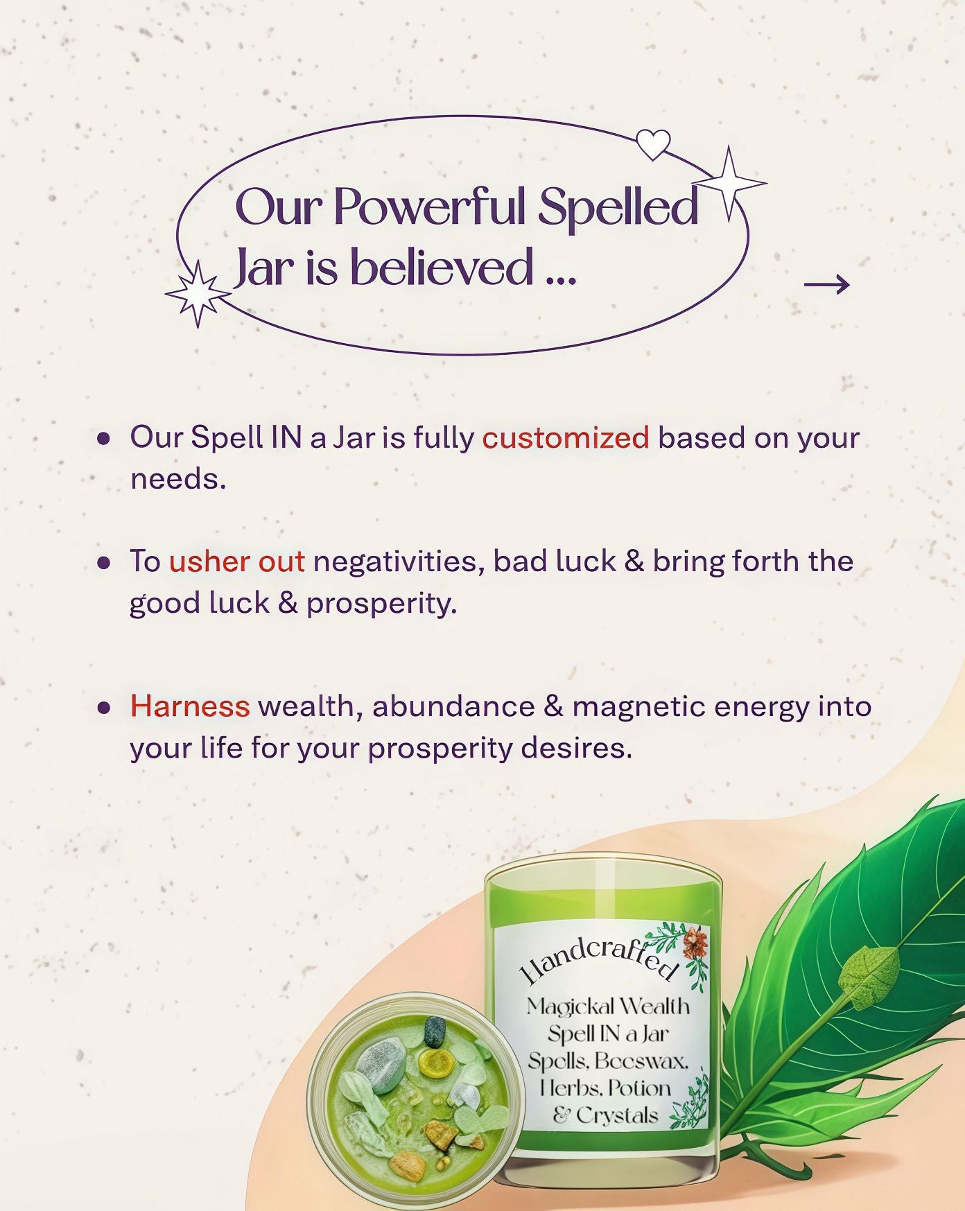 Magickal Wealth Spell IN a Jar