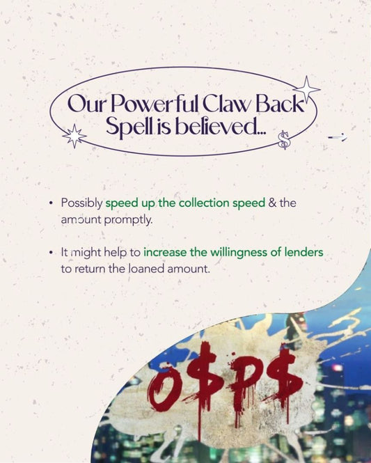 Magickal Claw Back Loans Spell (O$P$)