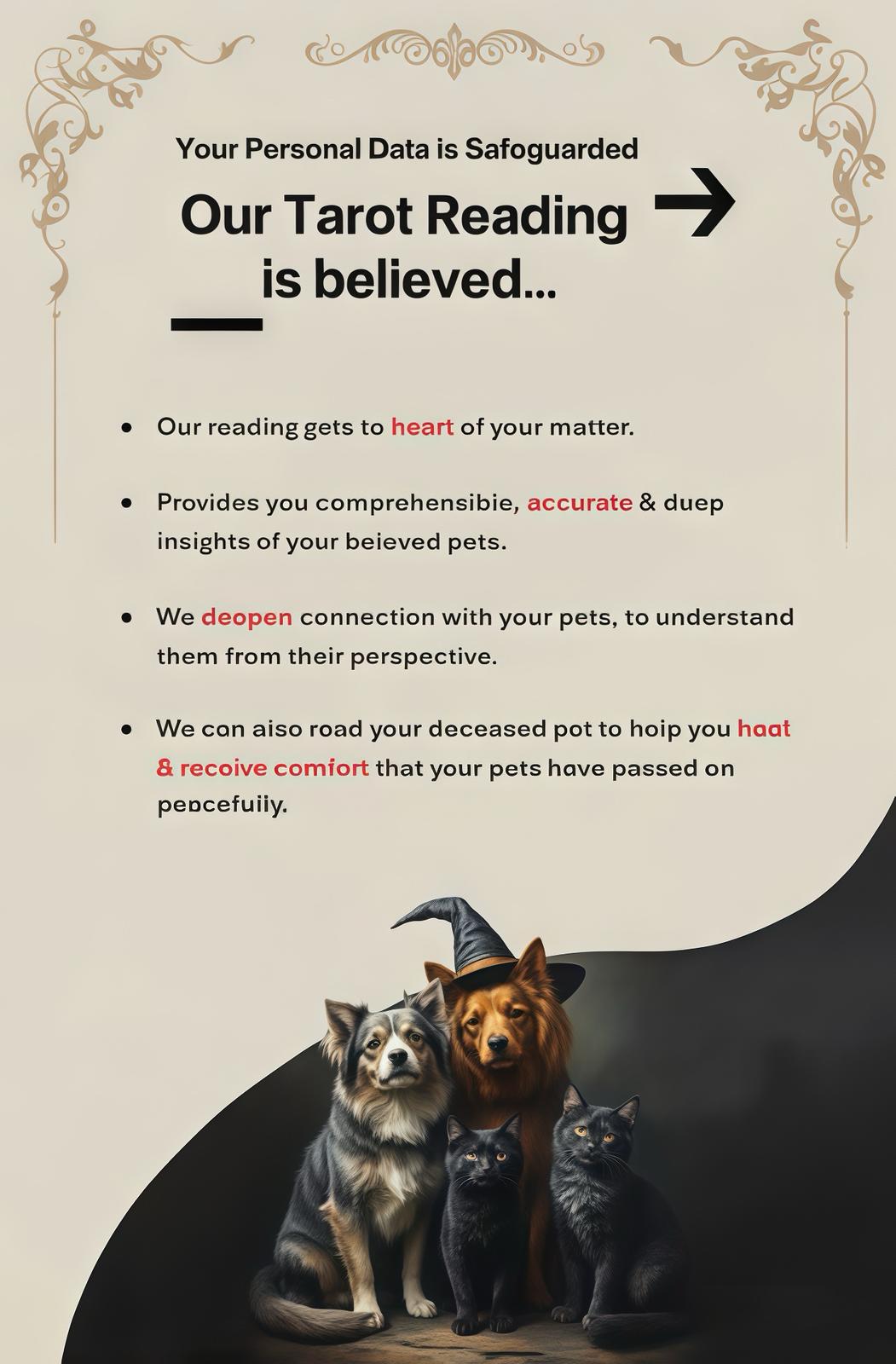 Psychic Magickal Tarot Reading for Pet Matters