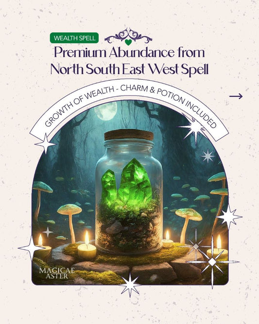 Magickal Premium North South East West Abundance Spell