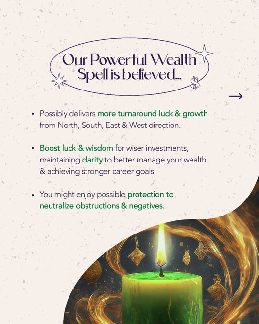 Magickal Premium North South East West Abundance Spell