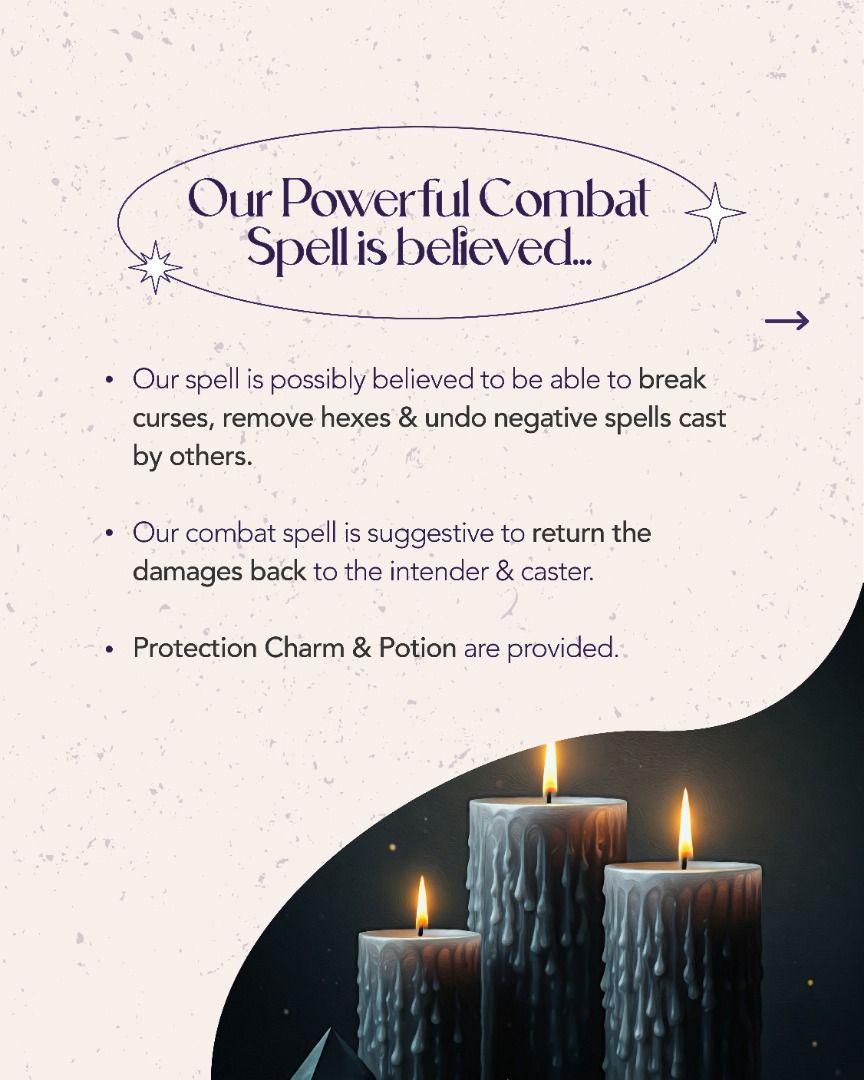 Magickal Premium Banish, Protect & Combat Spell