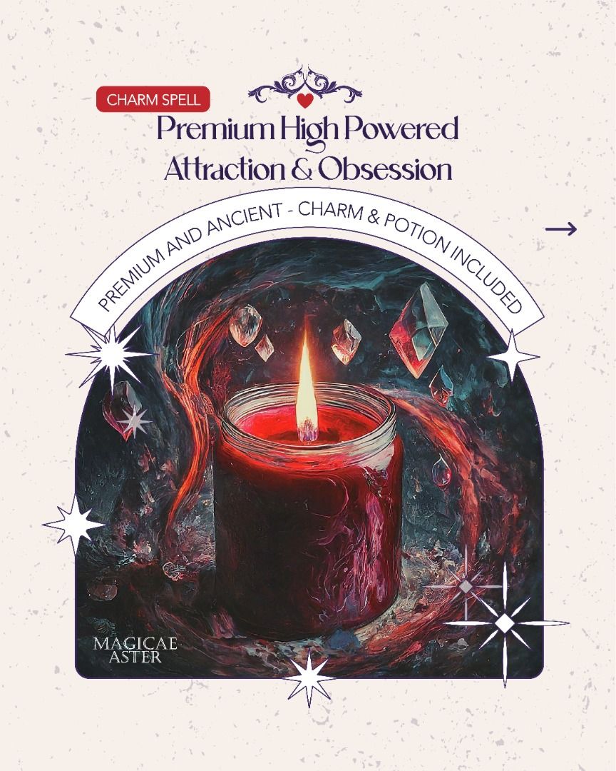 Magickal Premium High-Powered Seduction & Obsession Charm Spell