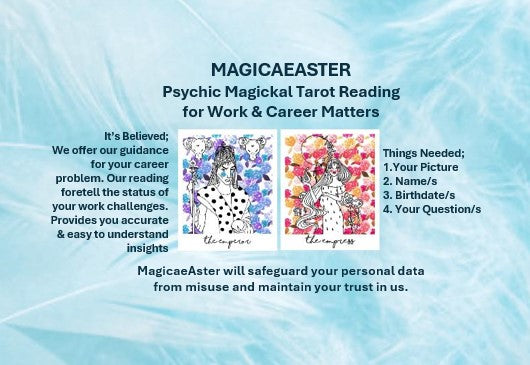 Psychic Magickal Tarot Reading for Work & Career Matters