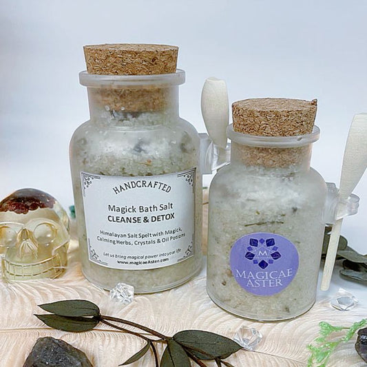 Magick Cleanse and Detox Spelled Bath Salt