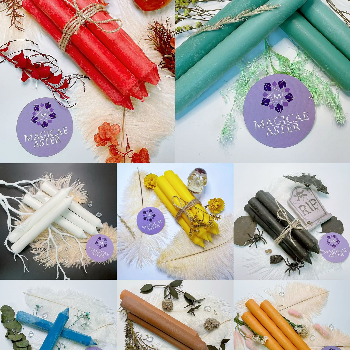 Magick Ritual Color Candles