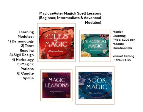 Magick Spell Lessons (Beginner, Intermediate & Advanced Modules)