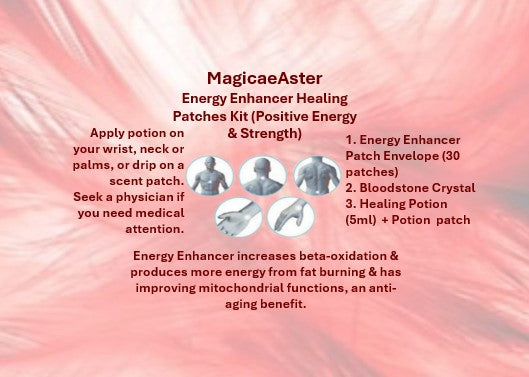 Energy Enhancer Healing Patches Kit (Positive Energy and Strength)