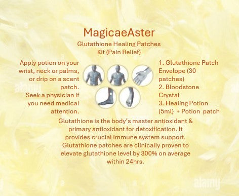 Glutathione Healing Patches Kit (Antioxidant and Detoxification)