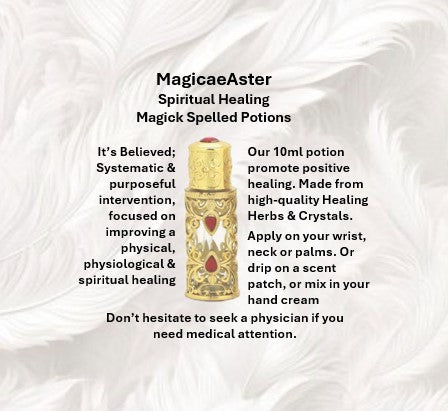 Spiritual Healing Magick Spelled Potion