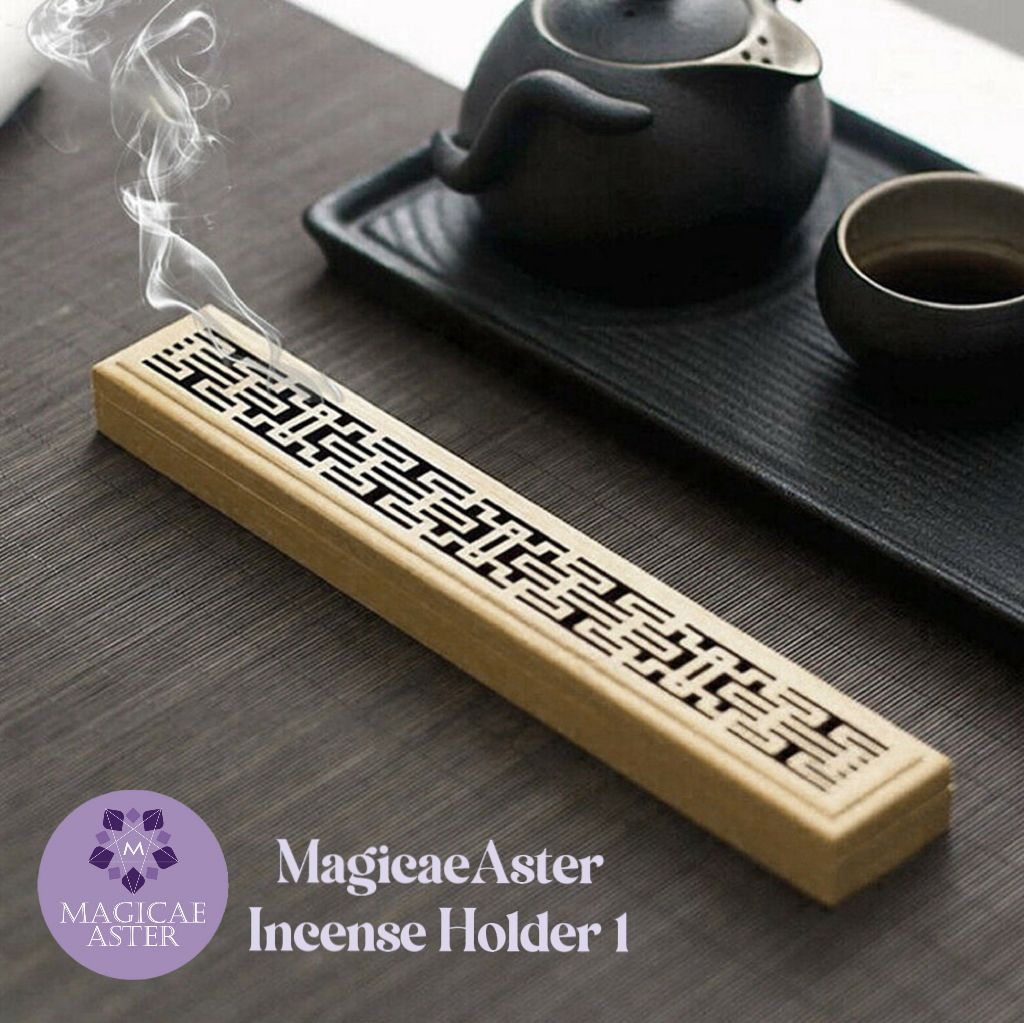 Bamboo Wood Incense Holder (non-religious products)