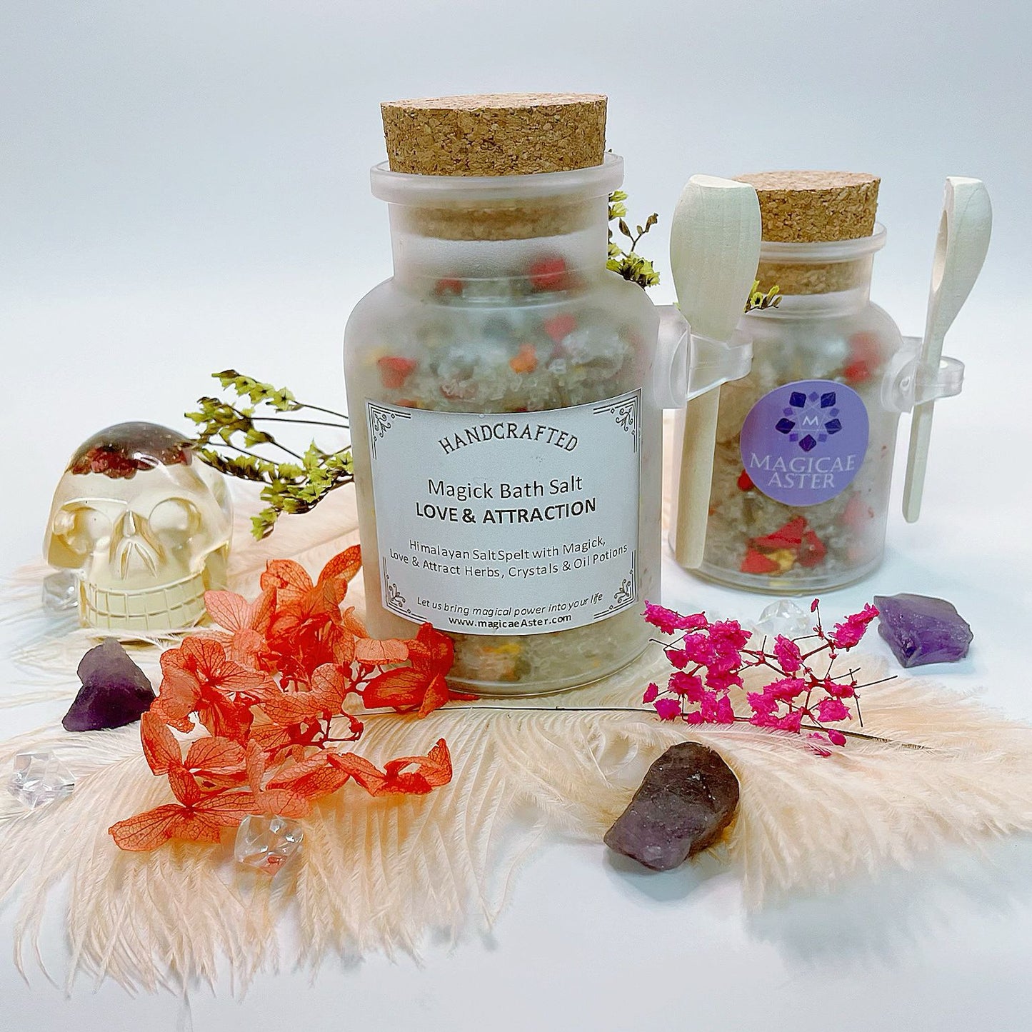 Magick Love and Attraction Spelled Bath Salt