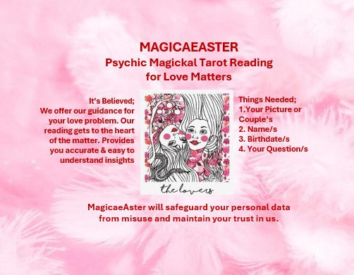 Psychic Magickal Tarot Reading for Love Matters