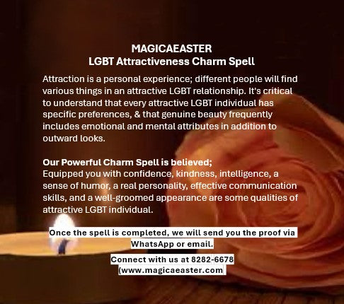 Magickal LGBT Attractiveness Charm Spell