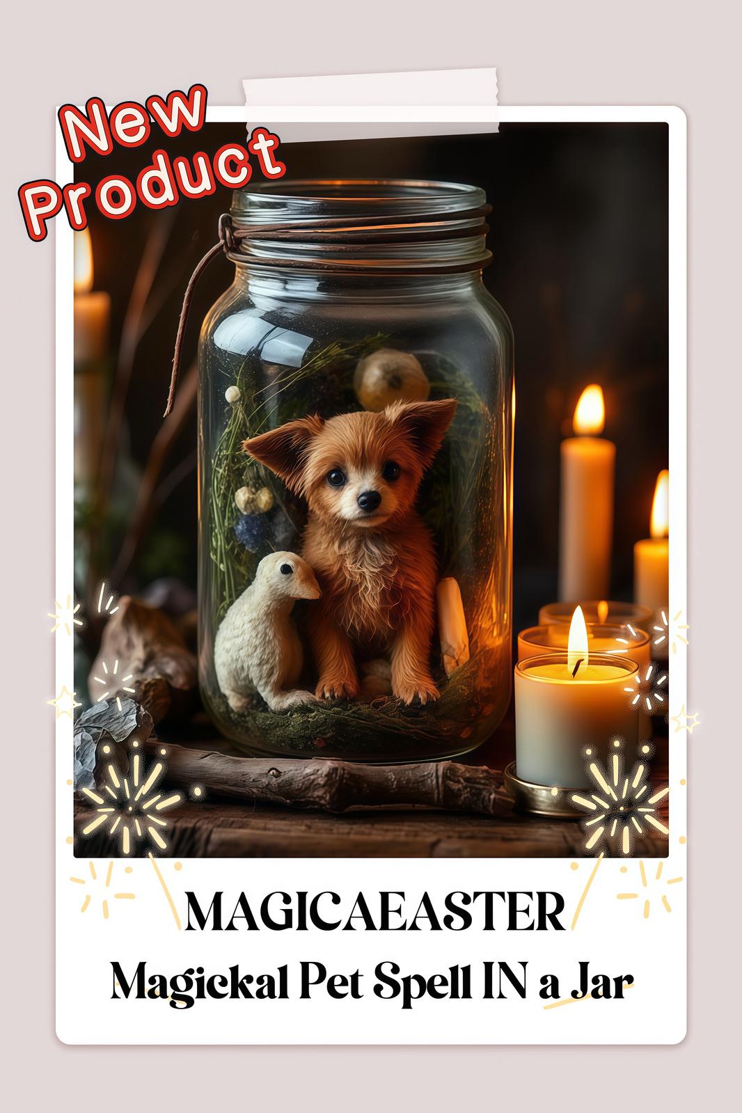Magickal Pet Spell IN a Jar