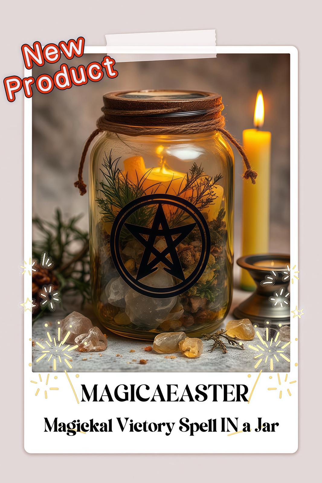 Magickal Victory Spell IN a Jar