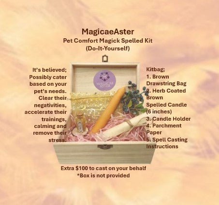 Pet Comfort Magick Spell Kit (Do-It-Yourself)