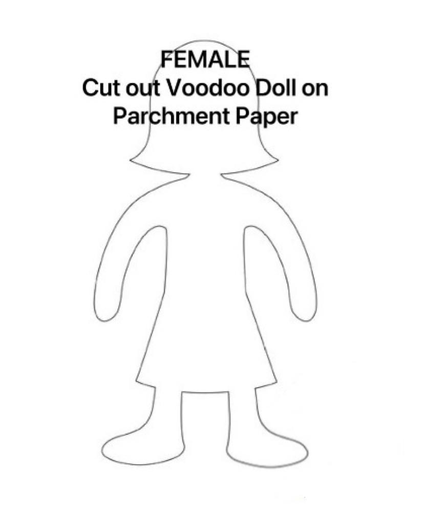 Magick Parchment Paper Voodoo Dolls