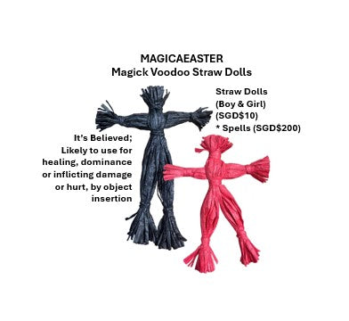 Magick Straw Voodoo Dolls