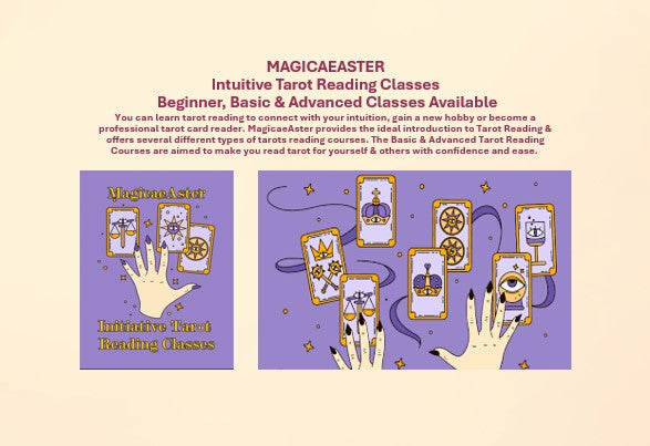 MagicaeAster Intuitive Tarot Reading Classes (Beginner, Basic and Advanced Classes Available)