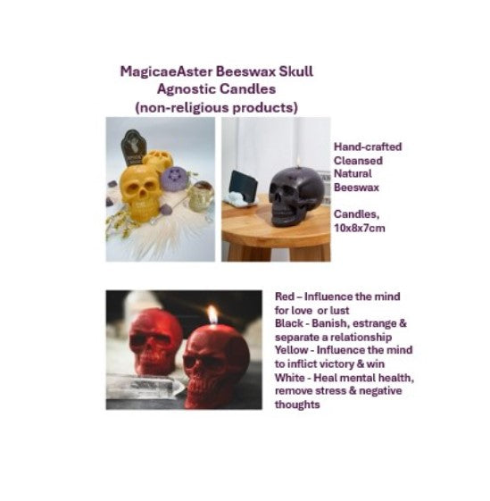 Magick Skull Agnostic Candles