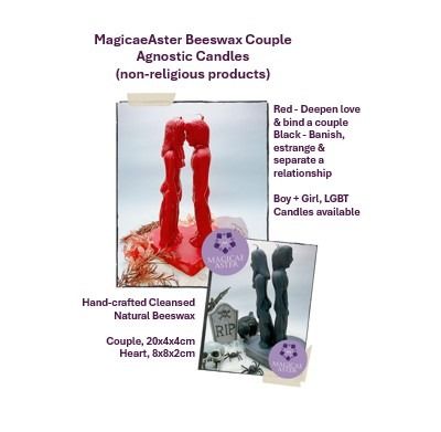 Magick Human Couple Agnostic Candles